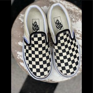 Kids Checkered Vans